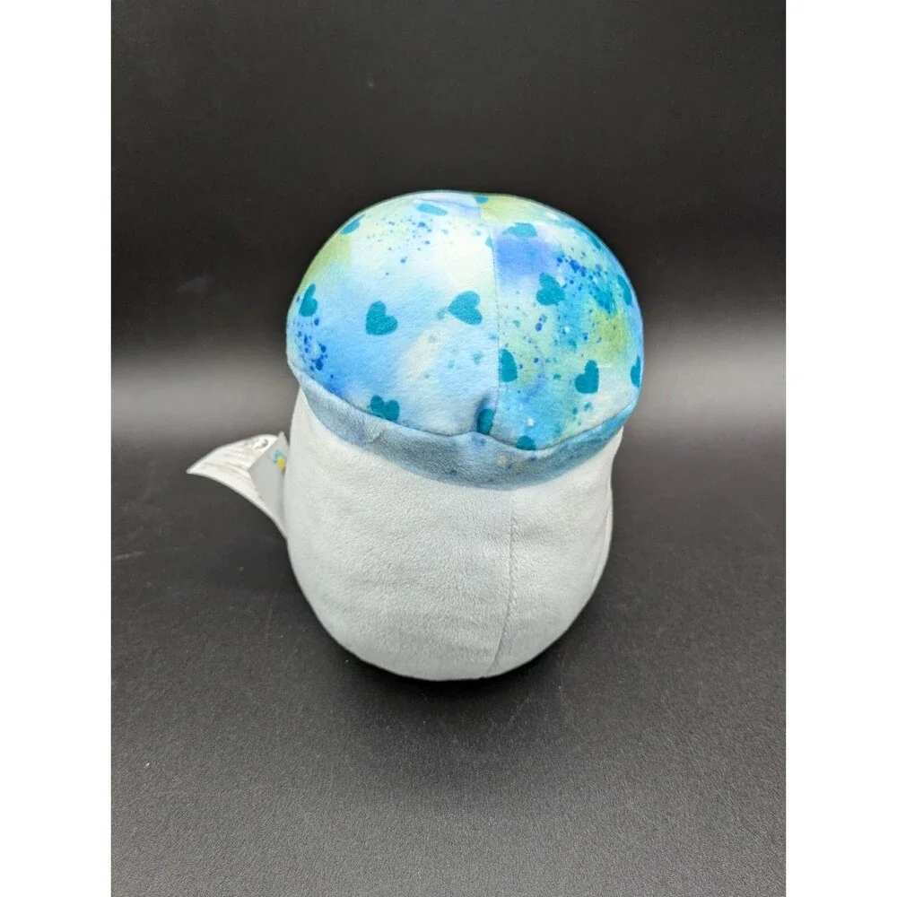 Kellytoy Squishmallows Mully 5” Blue Hearts Mushroom Valentine's 2023 Plush NWT
